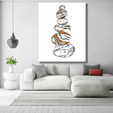 Paint by Numbers Stacked Stones